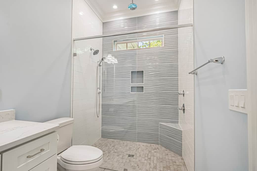 Master Bathroom with Step Free Shower Master Bathroom with Step Free Shower