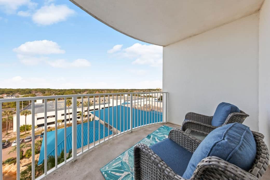 View from second king bedroom balcony