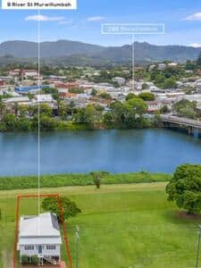 Short walk over the bridge to Murwillumbah CBD Short walk over the bridge to Murwillumbah CBD