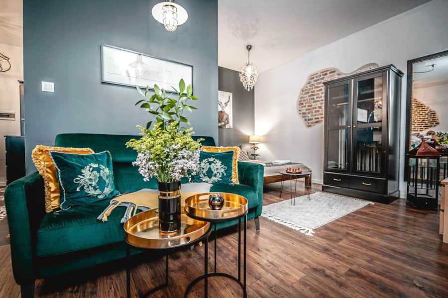 Emerald Crown Apartment — wnętrze apartamentu