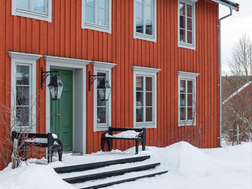 Exteriören på gården 