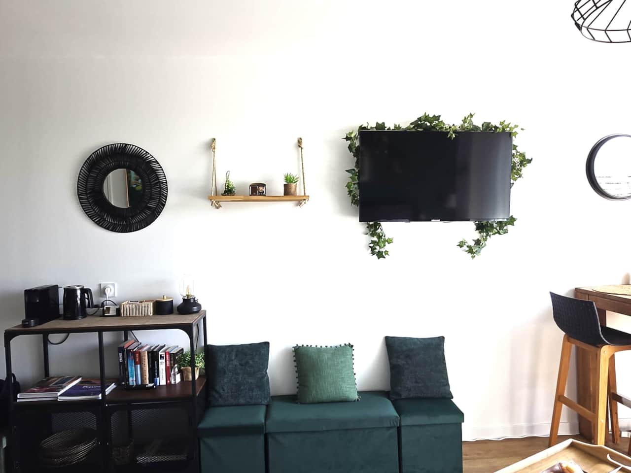 Séjour du "Studio Vert"