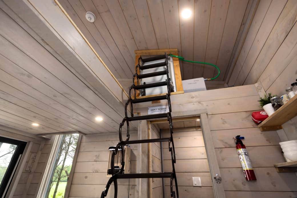 Stairs to loft area
