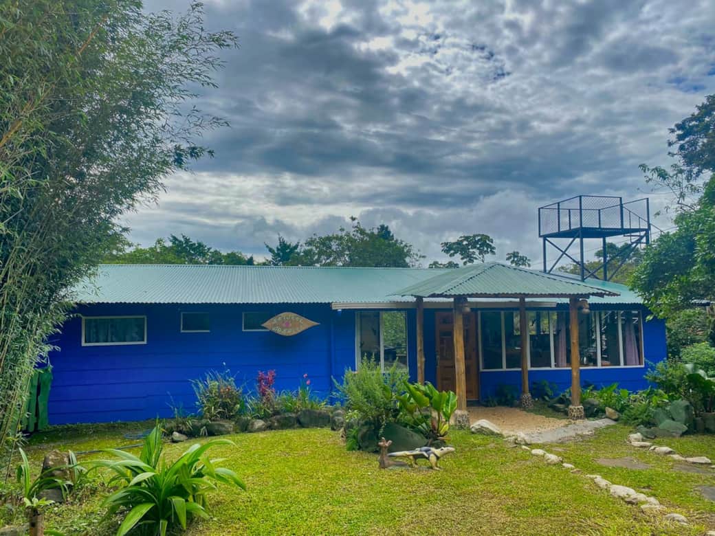 Front of the house, recently remodeled now with a small balcony on the upper right side of the roof. Front of the house, recently remodeled now with a small balcony on the upper right side of the roof.