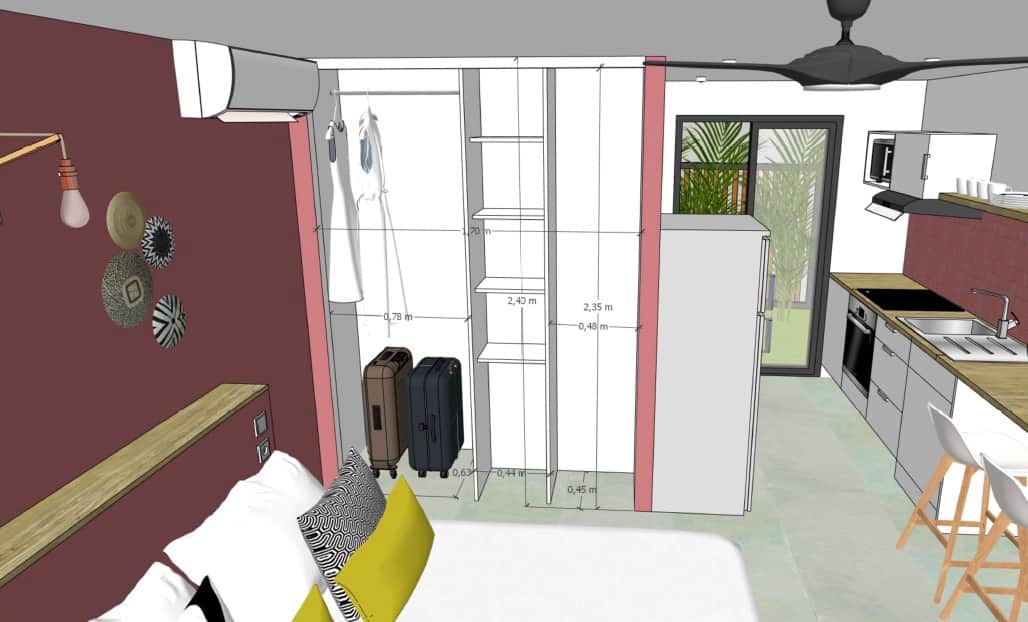 Studio RDC - PMR - Rangements Studio RDC - PMR - Rangements