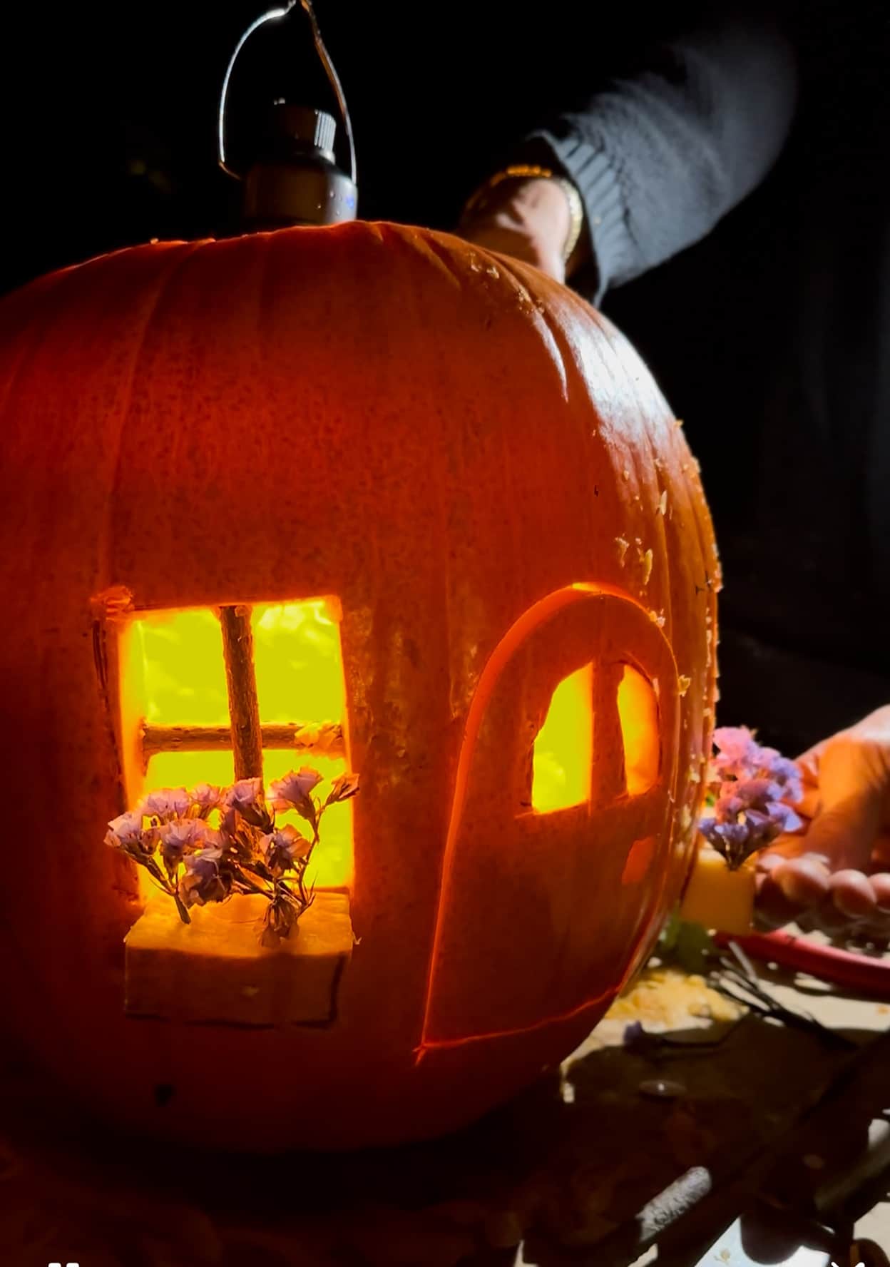 Pumpkin Carving with Friends