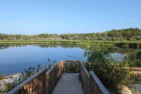 Sandy Bay Beach and access to Elk Island Provincial Park are a 5 minute bike ride from the cottage!