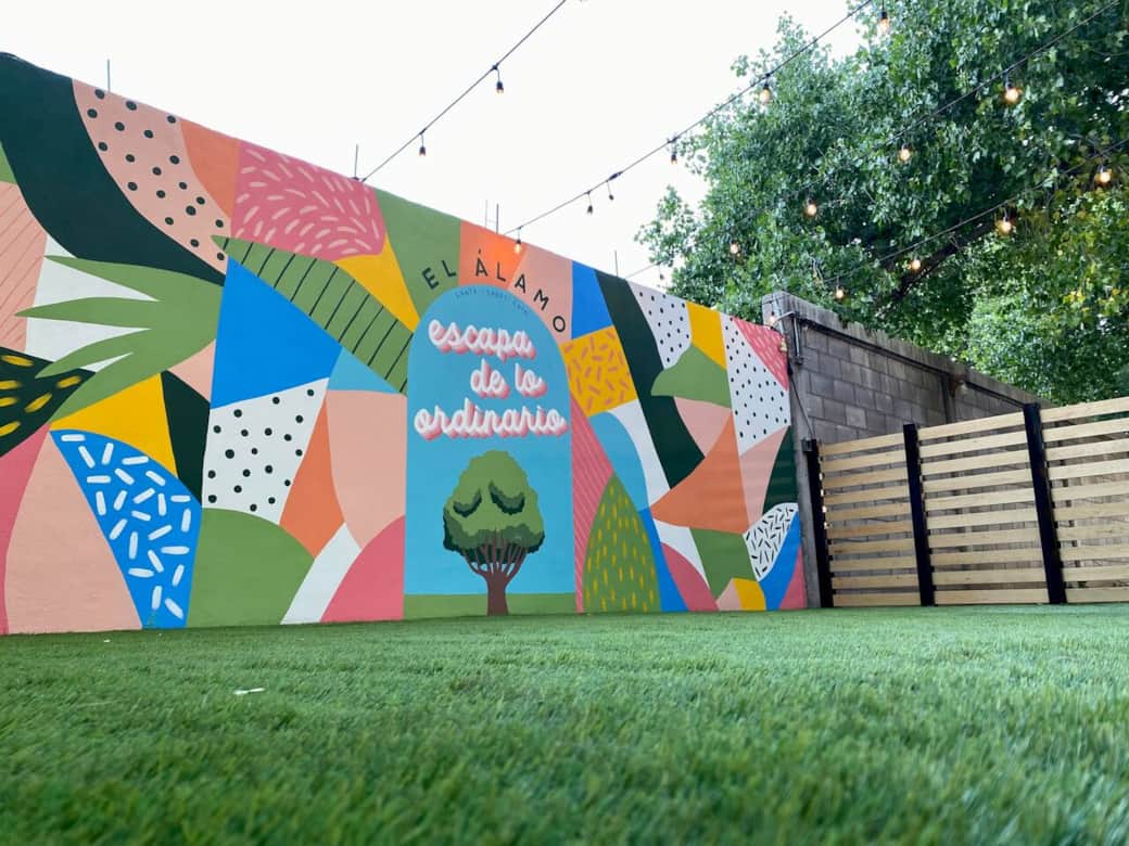 jardín privado