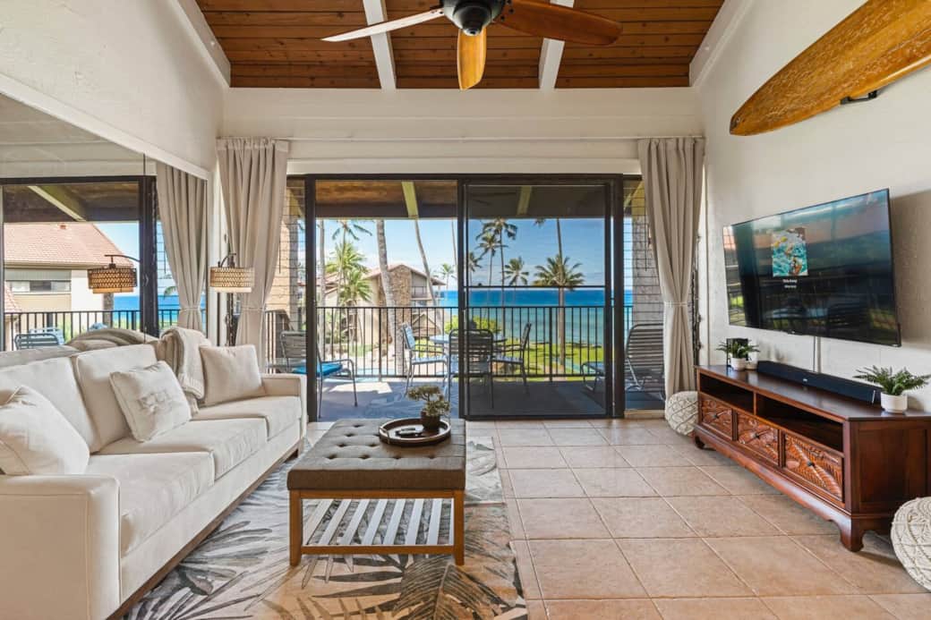 Ocean views right from the living room!