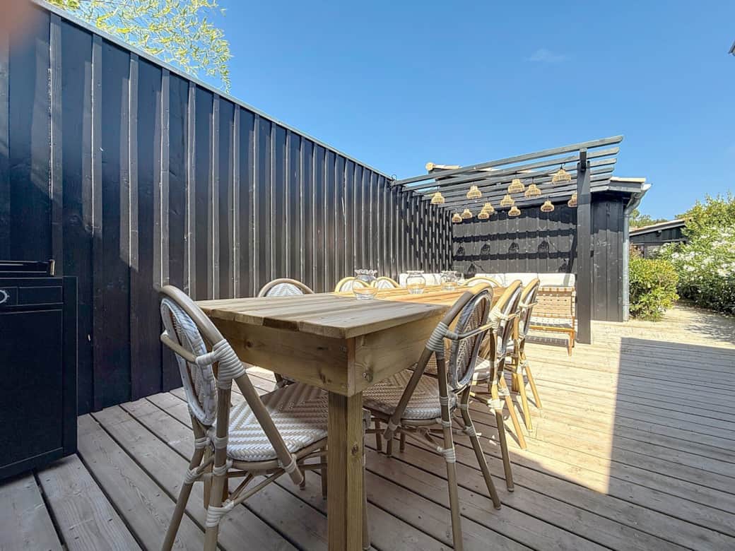 Espace repas extérieur