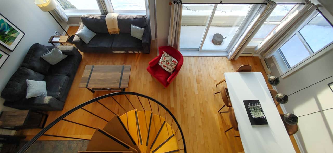 Vue - Salon et salle à manger