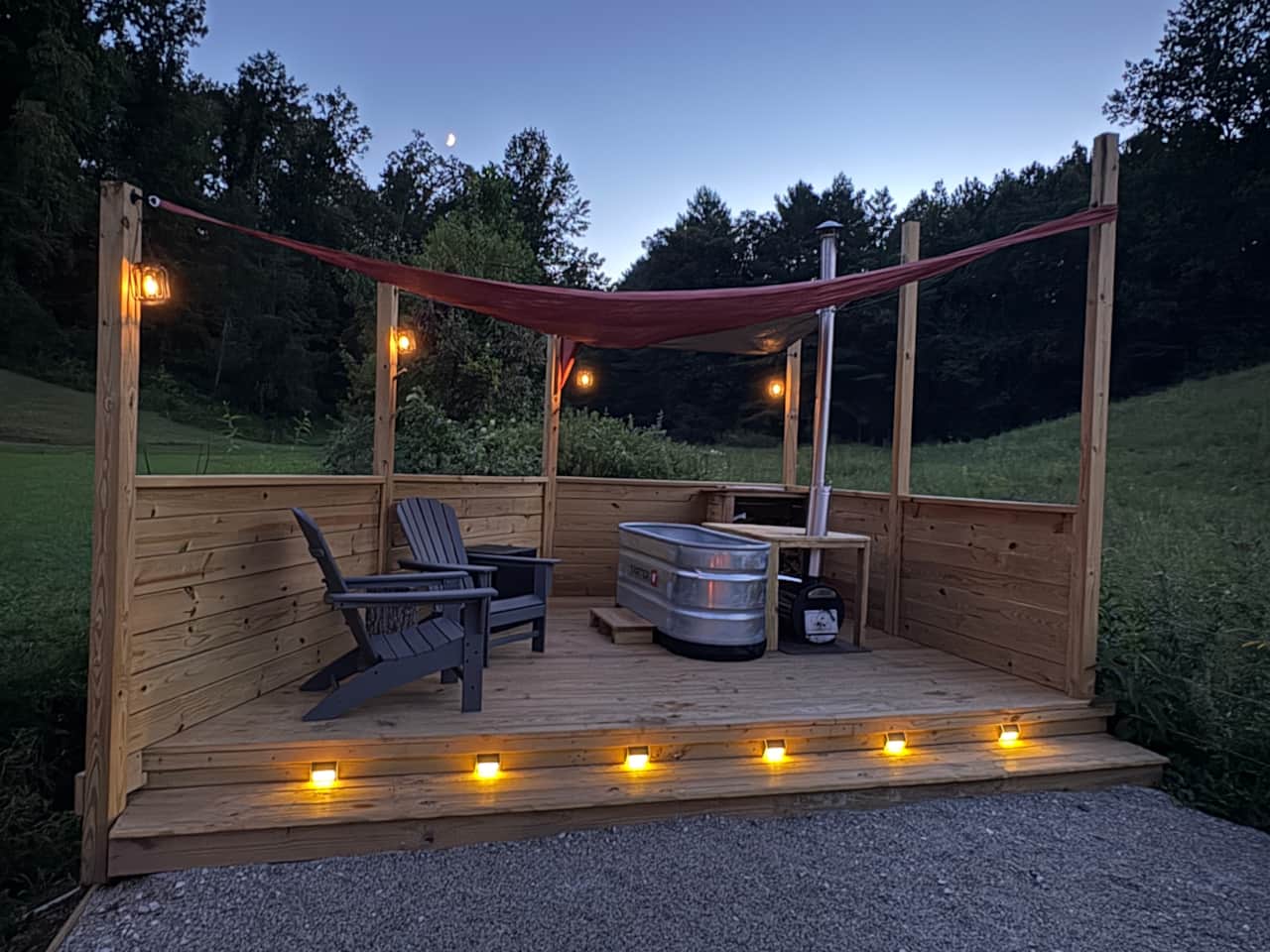Hot Tub Area