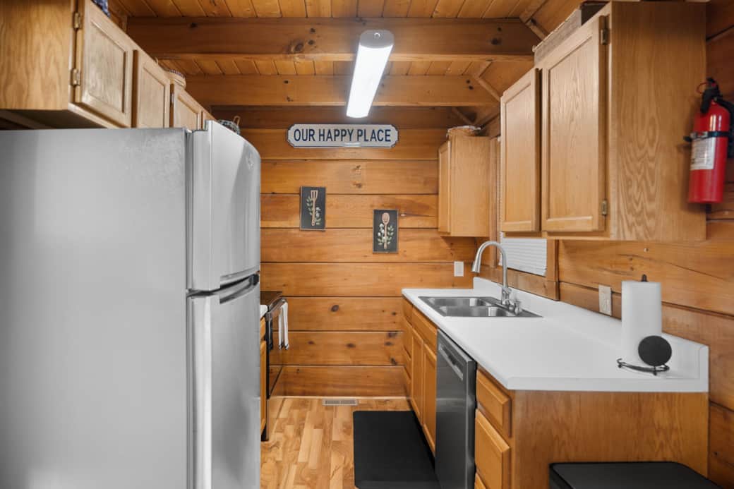 Kitchen with brand new appliances