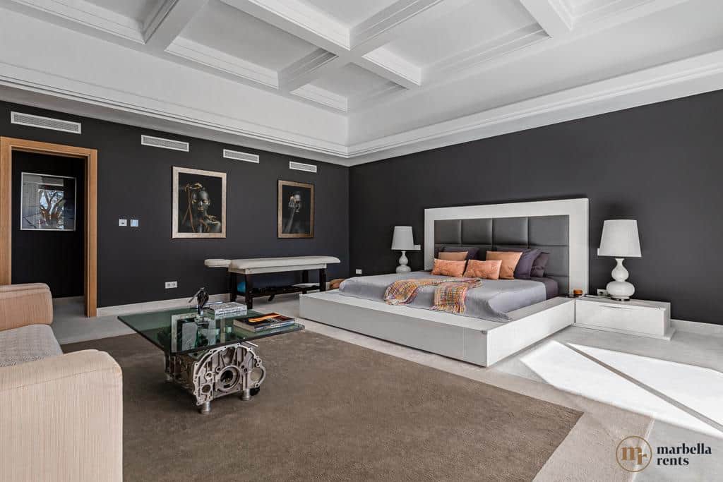 Master bedroom suite.