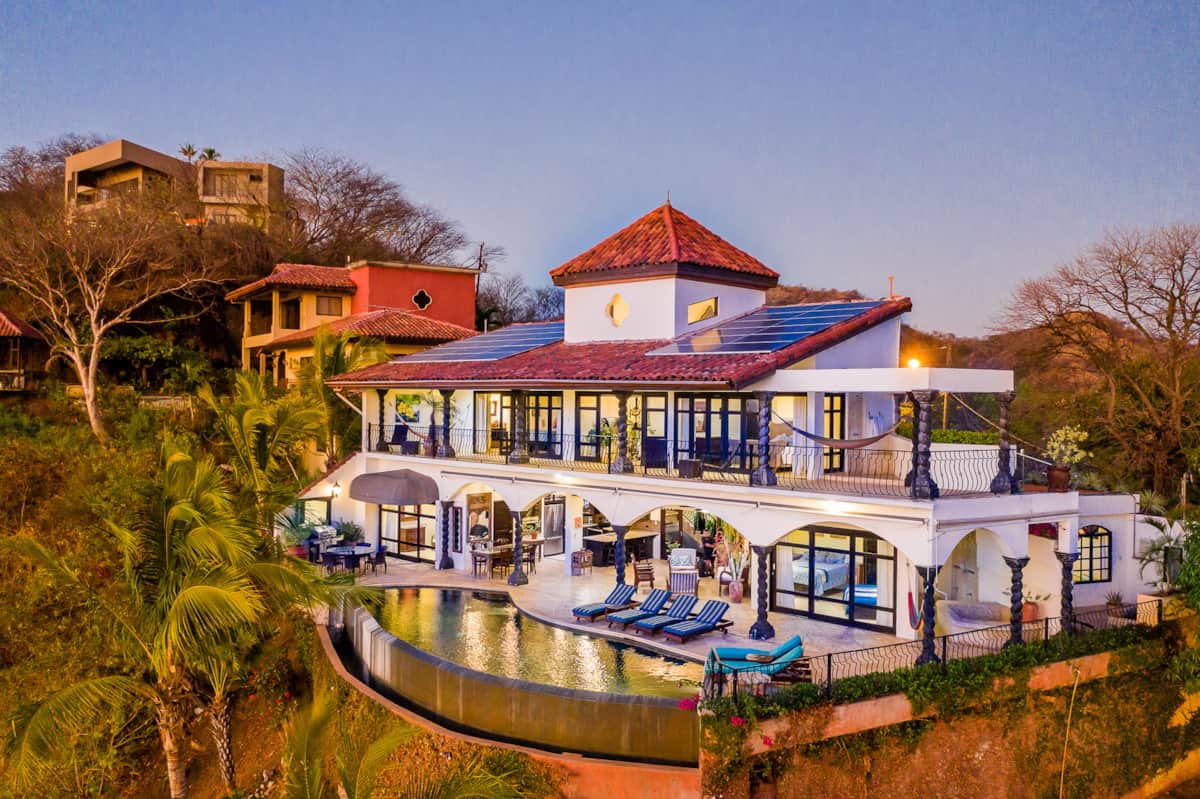 Vista Magnifica (VM) Ocean View in Potrero Costa Rica Villa in Potrero