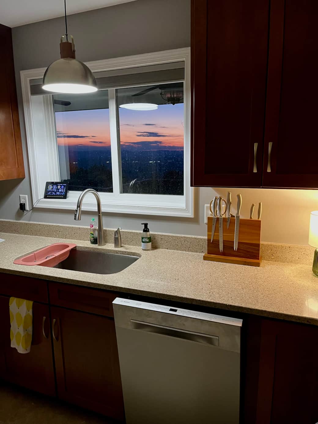 Kitchen Sunset View
