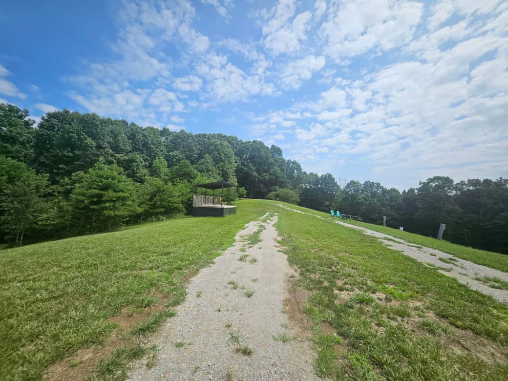 Camping Area on the right