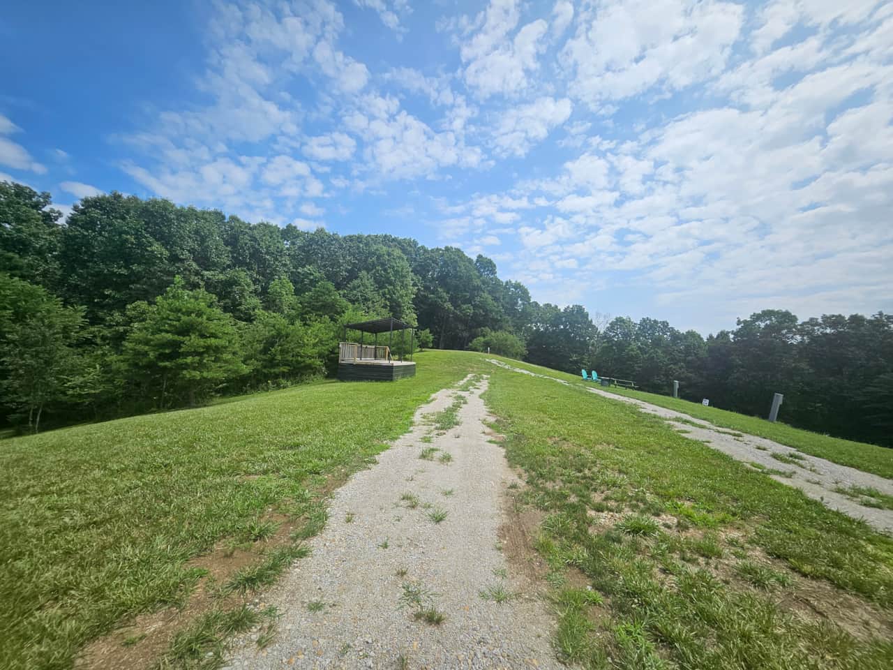 Camping Area on the right