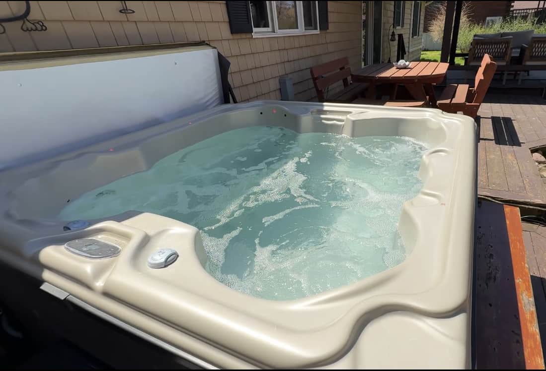 Hot tub nights after skiing, hiking, golf, or exploring EVL