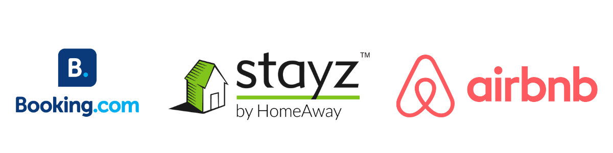 Our accommodation partners include Booking.com, Stayz VRBO and Airbnb