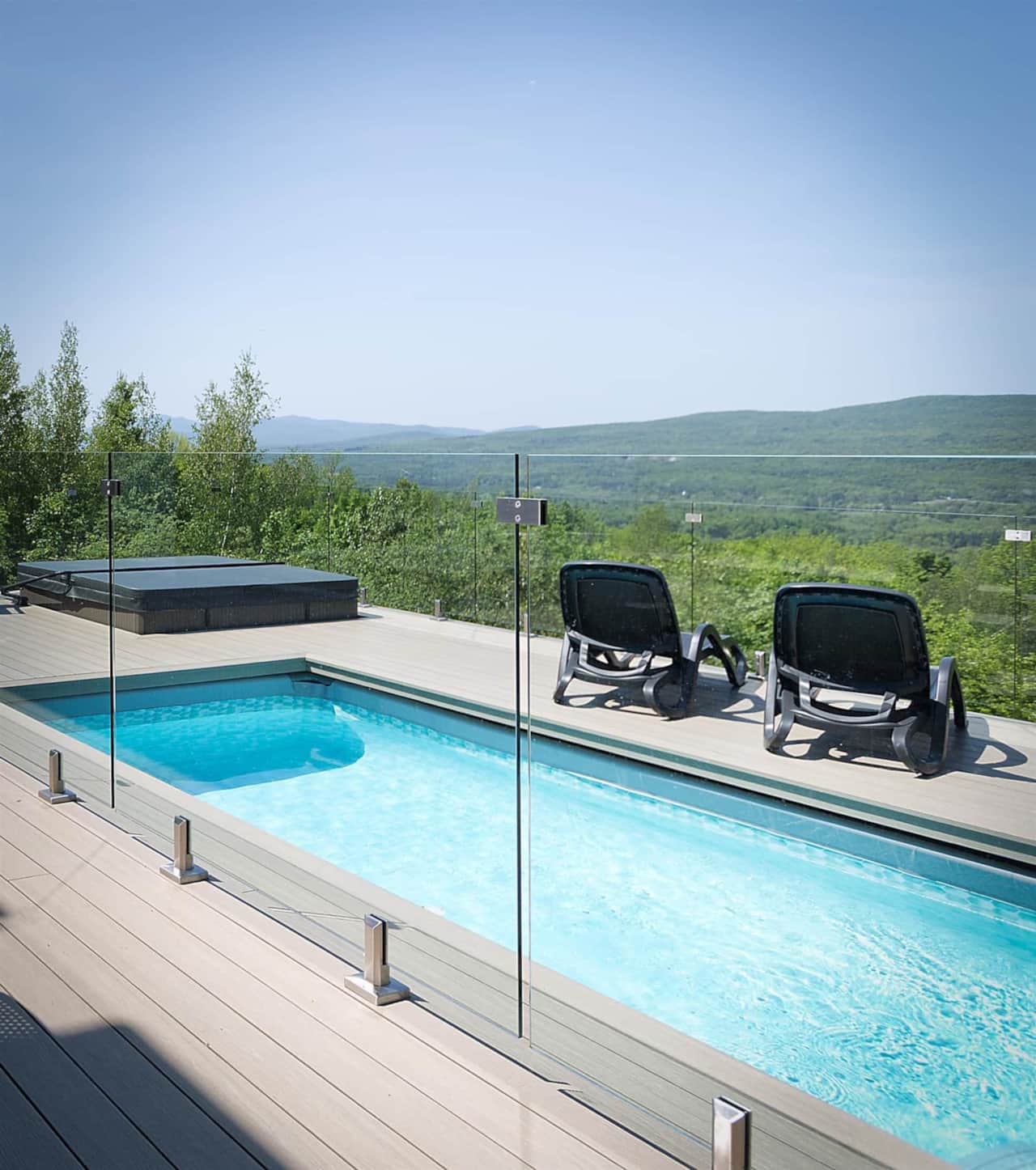 Piscine, spa et vue 