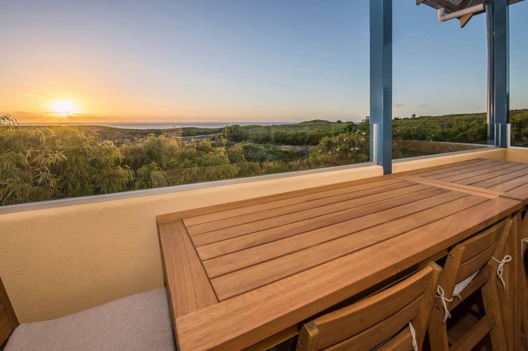 Sunset from the balcony