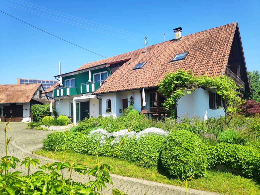Blick auf Terrasse