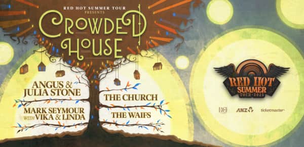 Red Hot Summer Tour with Crowded House at Roche Estate, Hunter Valley