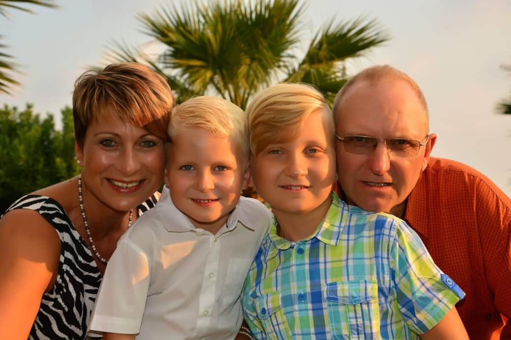 Die Gastfamilie wohnt mit im Haus Die Gastfamilie wohnt mit im Haus