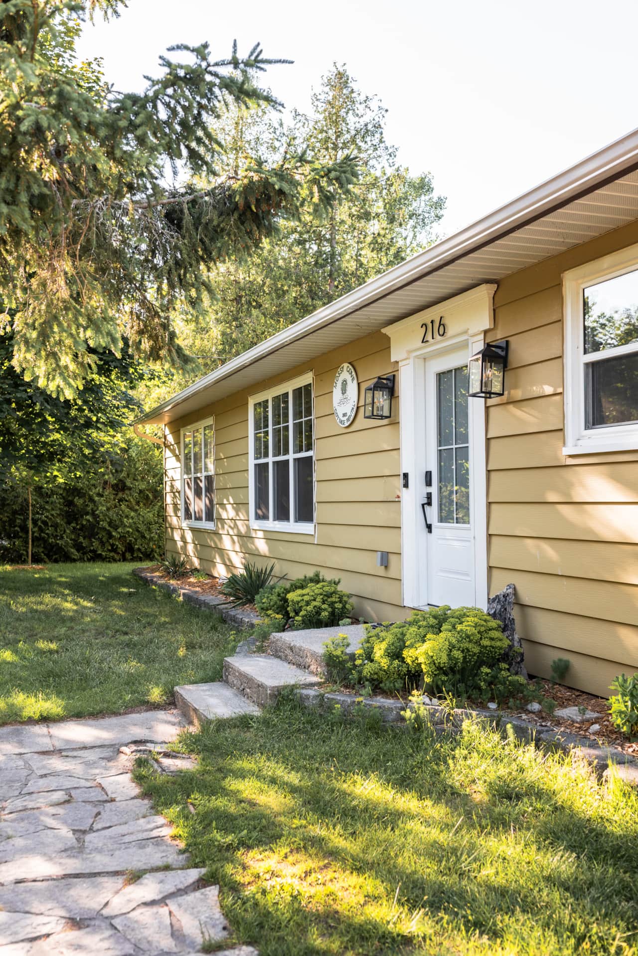 Front of cottage