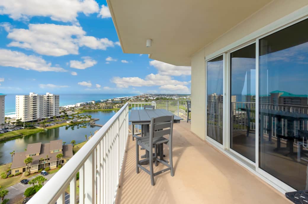 Expansive wrap-around balcony!