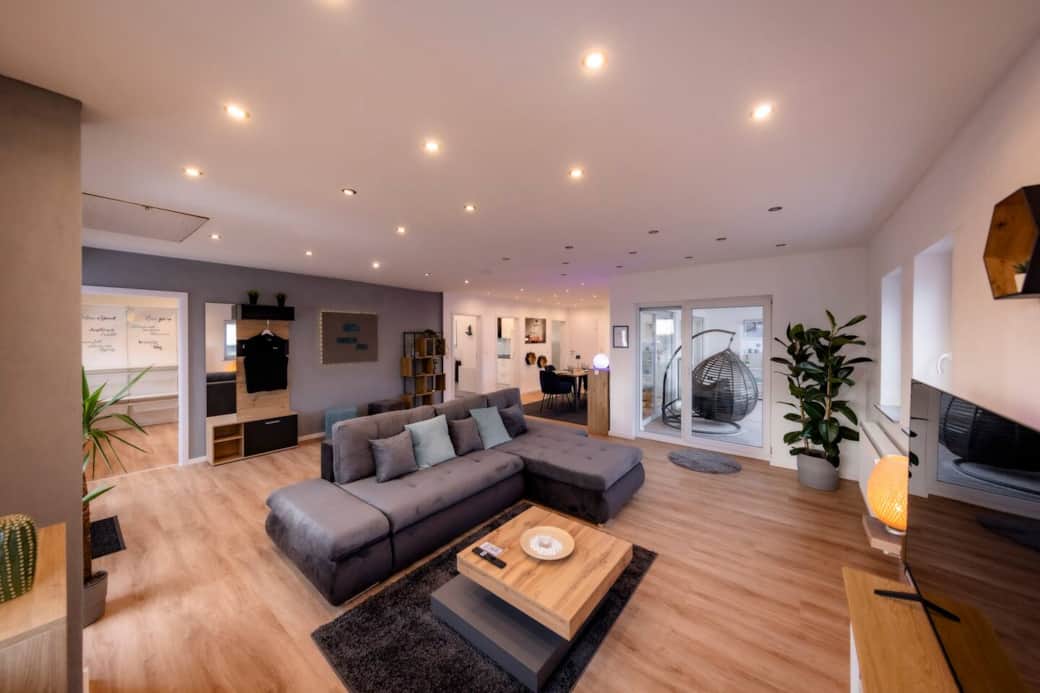 Smart-TV mit Streamingdiensten für unterhaltsame Abende