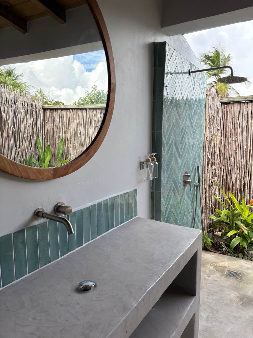 La salle de bain privative de la chambre Cocoa