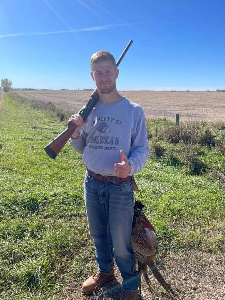 Son-in-law, Tyson Zemlicka, loving hunting life!