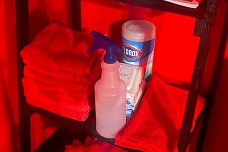 Cleaner and Sanitizer for your use and extra peace of mind