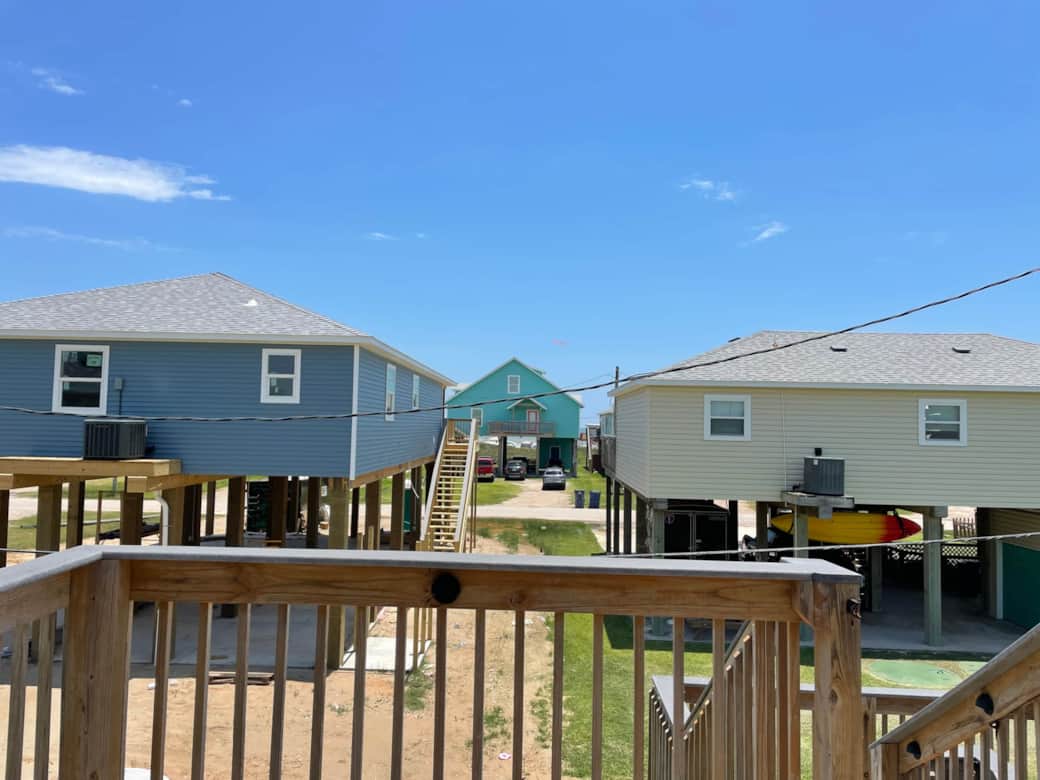Sunshine Daydream View from deck Surfside Beach Texas