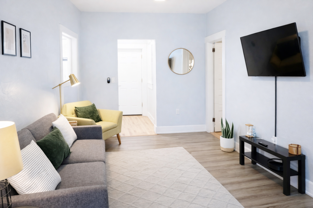 Private entrance for easy, contactless check-in and added privacy