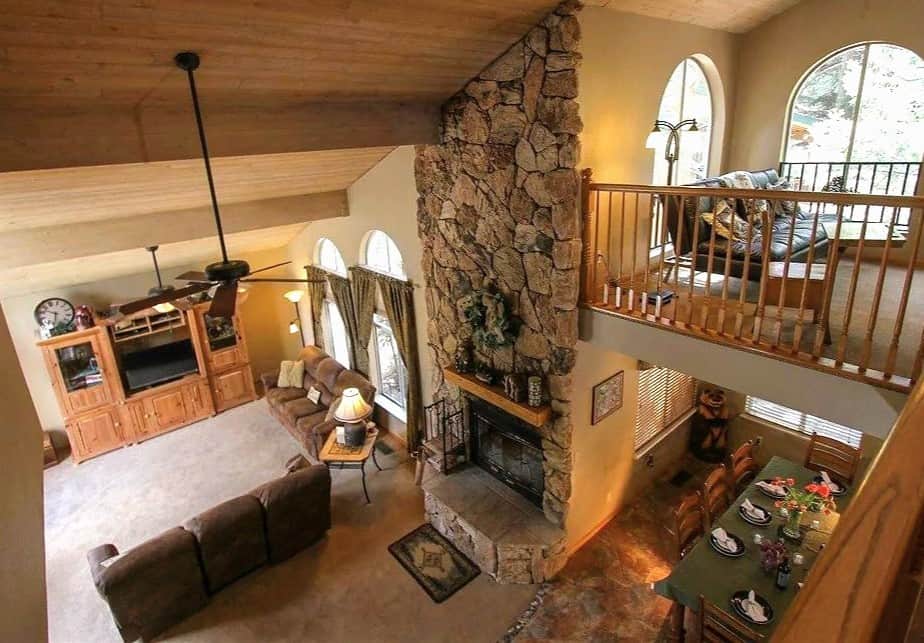 Open loft living for a family feel