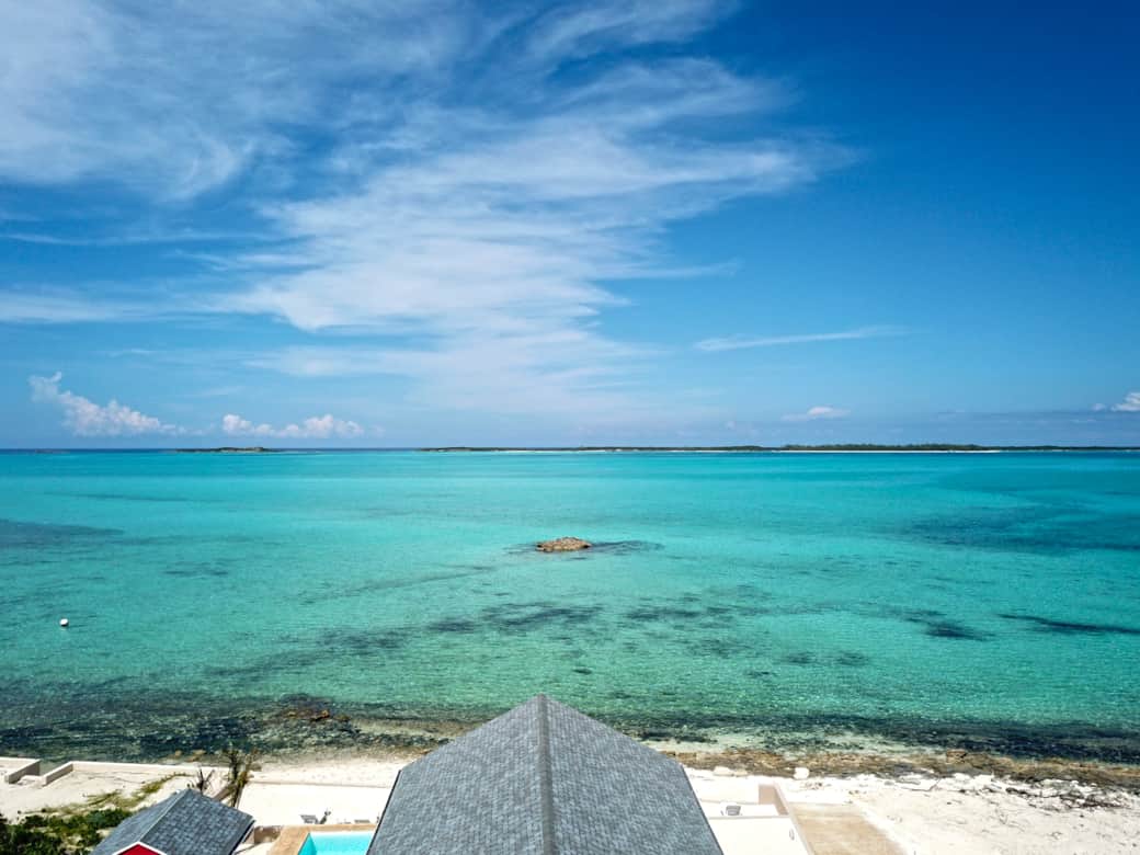 Aerial View of Conch Rock. Do not climb the rock for your safety Aerial View of Conch Rock. Do not climb the rock for your safety