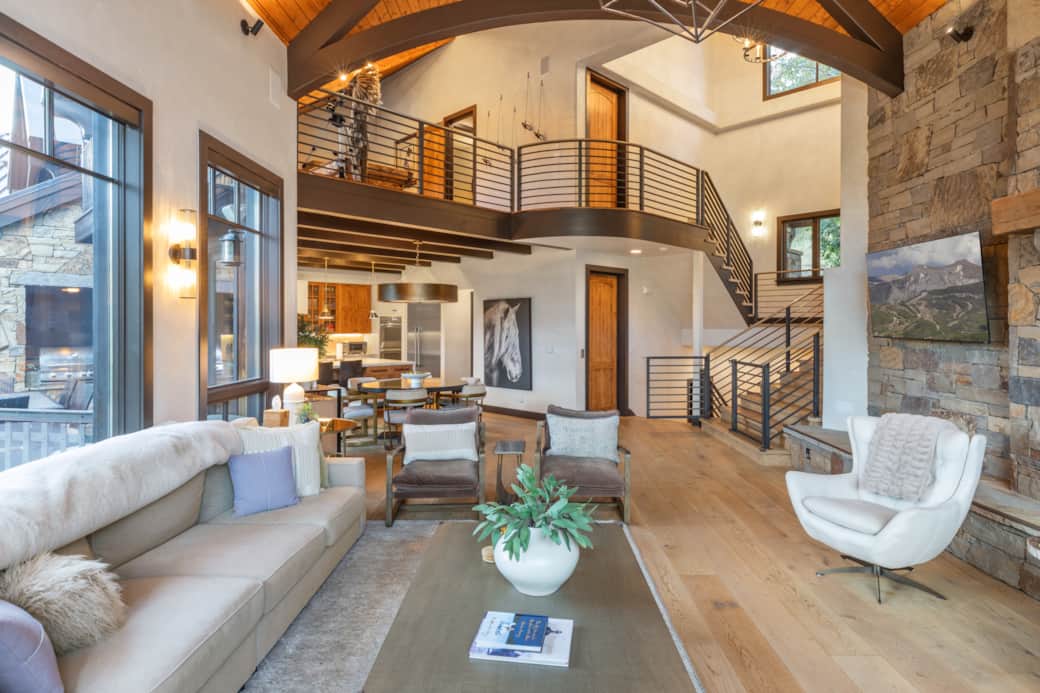 This designer home offers an open, yet private, ambiance - perfect for gatherings! This designer home offers an open, yet private, ambiance - perfect for gatherings!