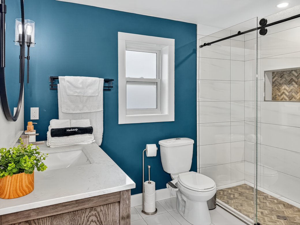 Modern Bathroom with Walk-In Shower