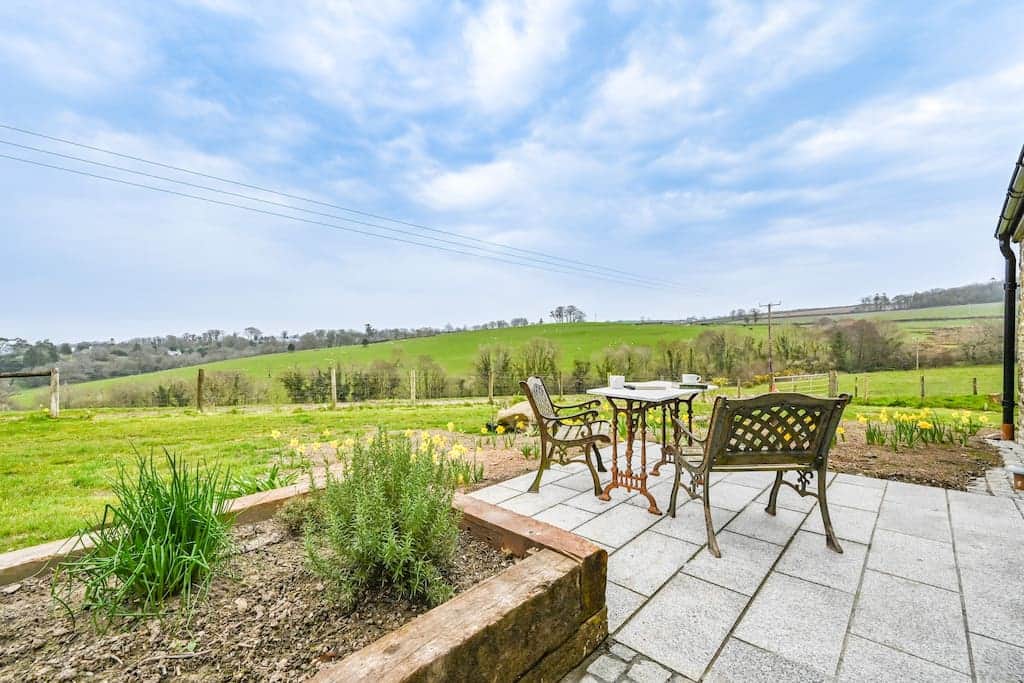 View of the Private Patio and Garden
