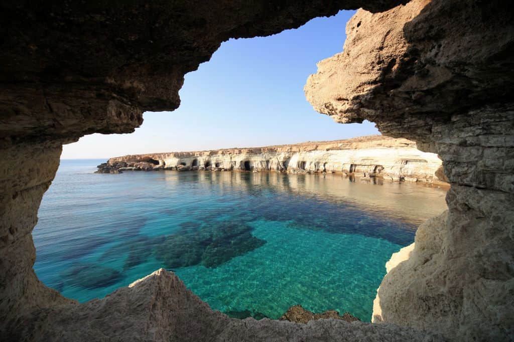 Cape Greco sea caves