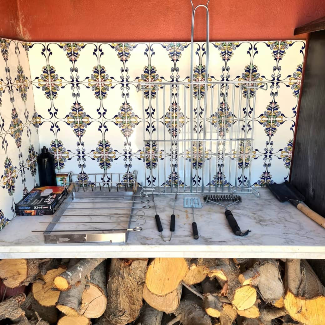 Barbacoa equipada