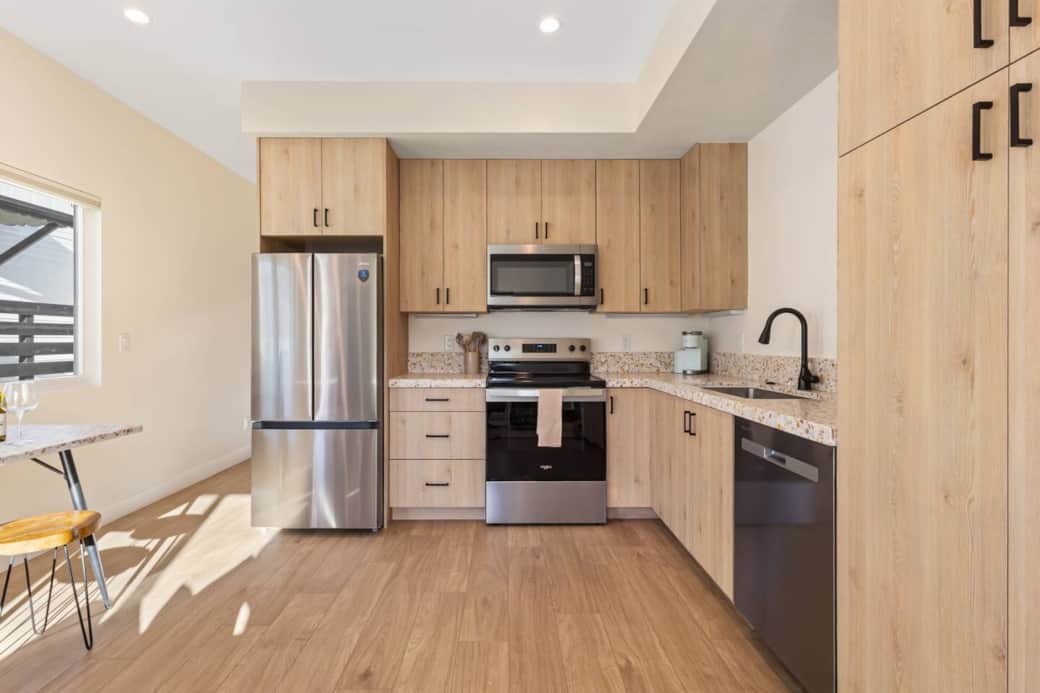Open concept kitchen