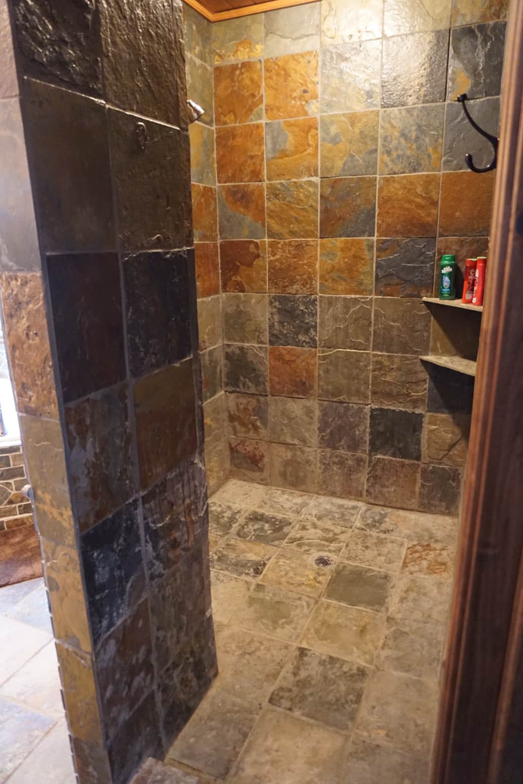 Master shower