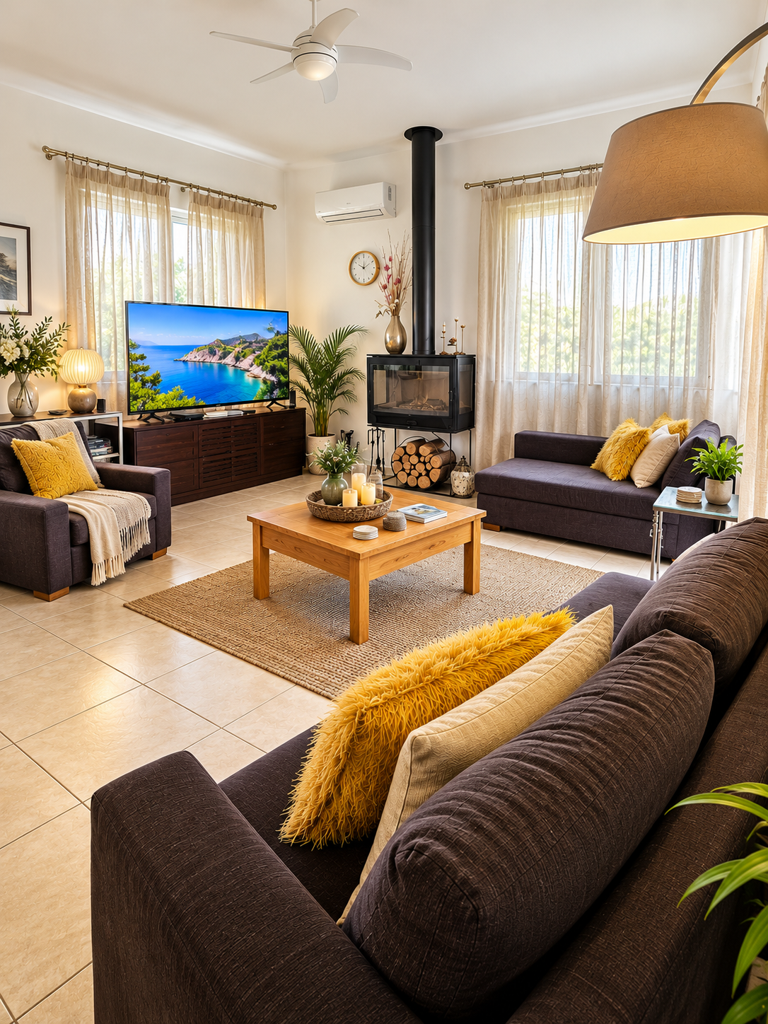 Comfortable lounge area