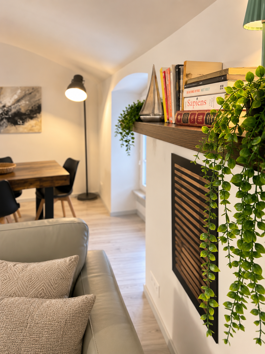 Dettaglio del soggiorno di POLA Boutique Apartment