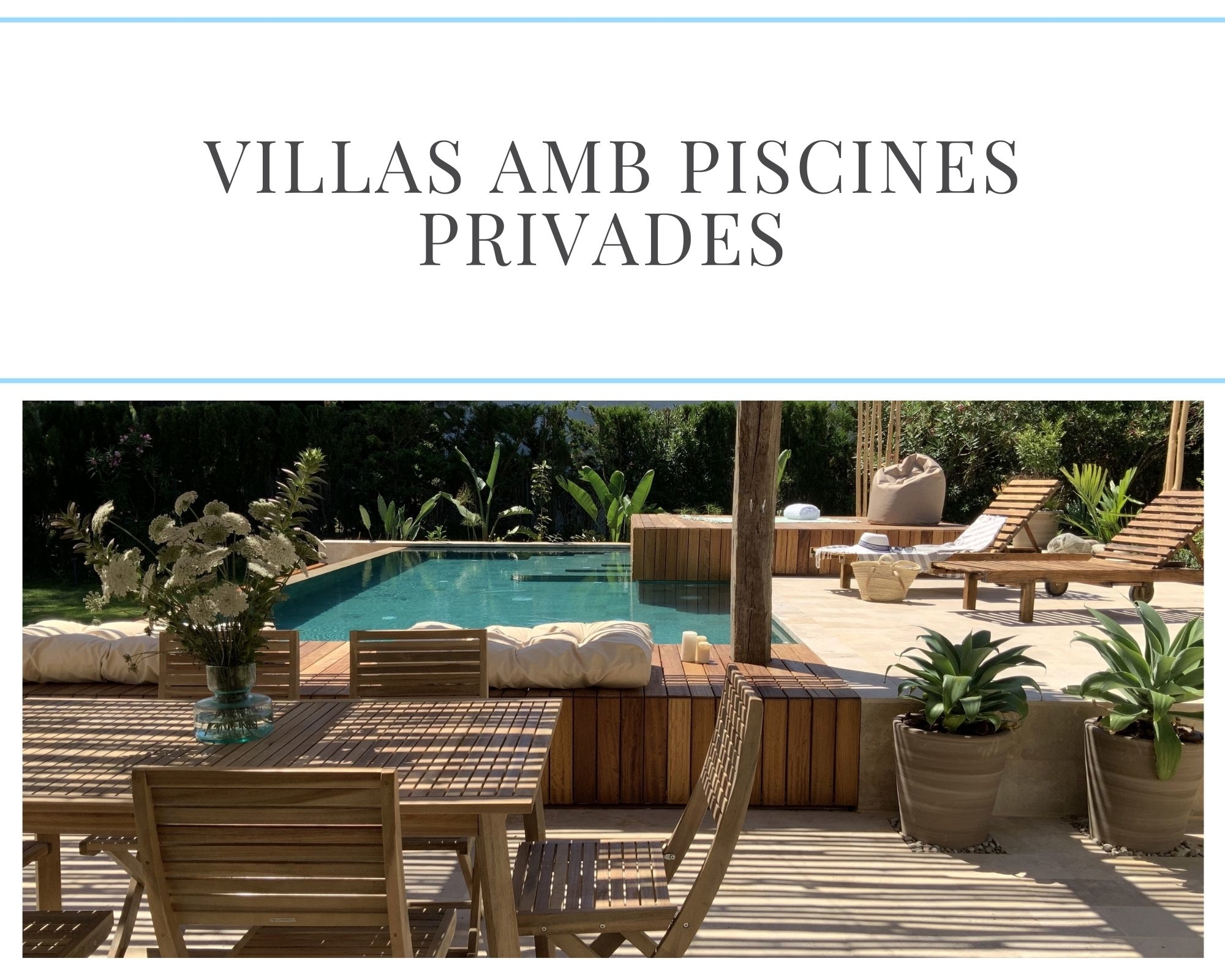 vil·les amb piscina privada