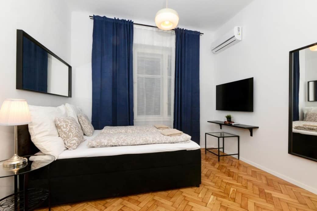 Bed with high quality mattress